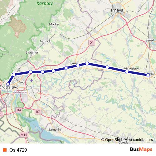 Os 4729 rail Line Map