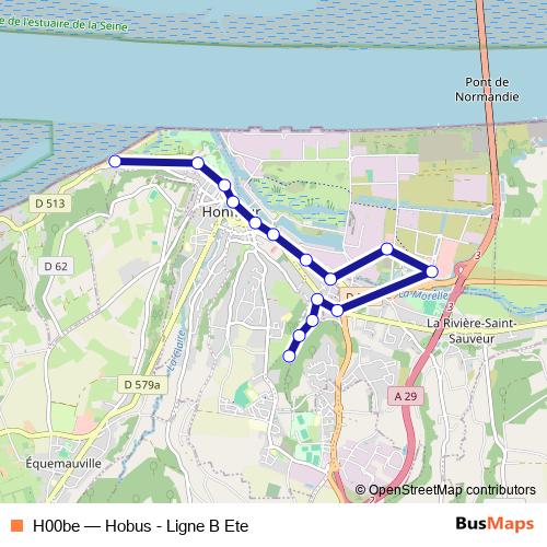 H00be bus Line Map