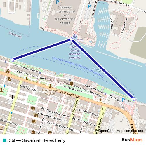 Sbf bus Line Map