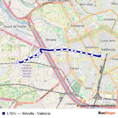 L161c bus Line Map