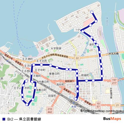 Br2 bus Line Map