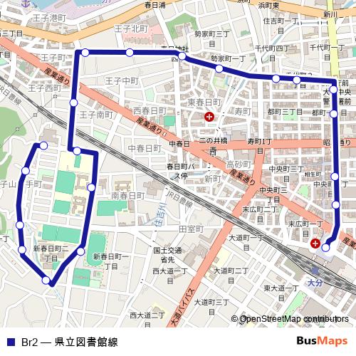 Br2 bus Line Map