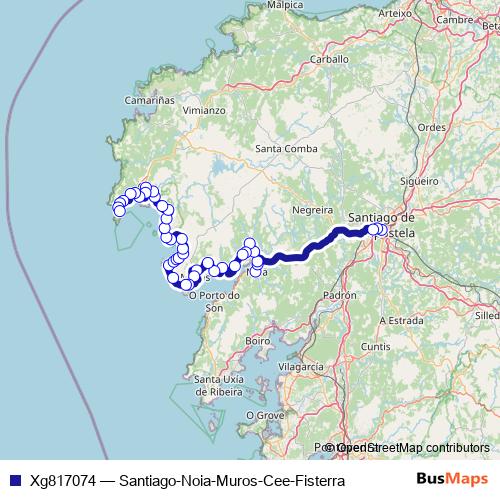 Xg817074 bus Line Map