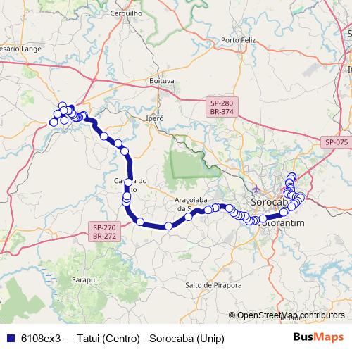 6108ex3 bus Line Map