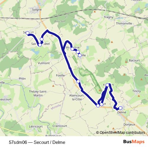 57sdm06 bus Line Map