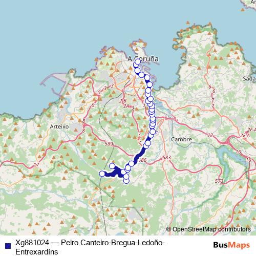 Xg881024 bus Line Map