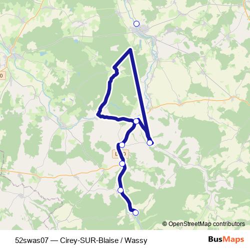 52swas07 bus Line Map