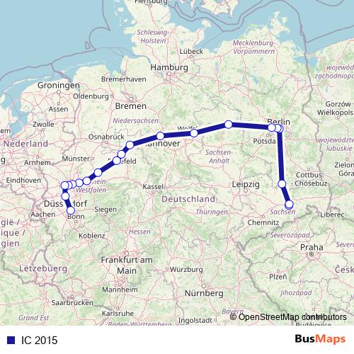 IC 2015 rail Line Map