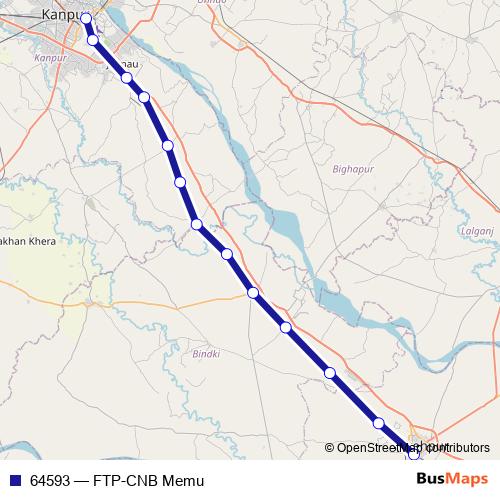 64593 rail Line Map