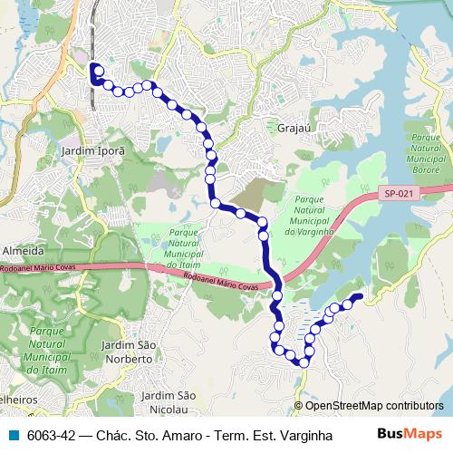 6063-42 bus Line Map