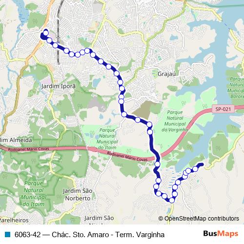 6063-42 bus Line Map