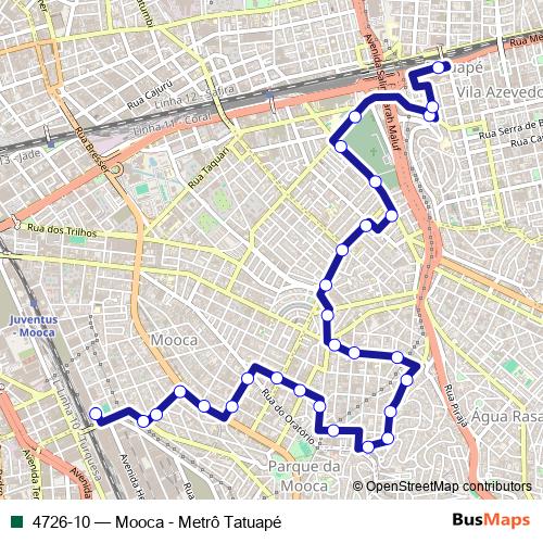 4726-10 bus Line Map