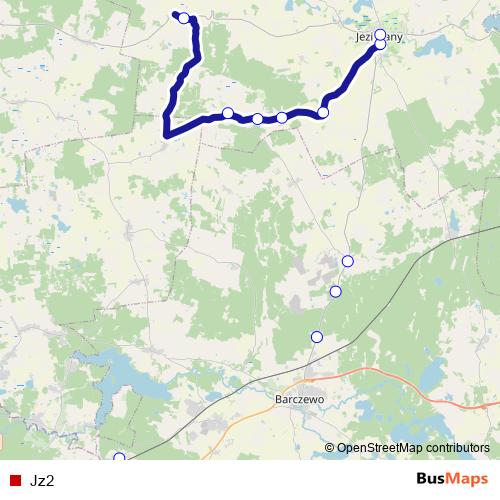 Jz2 bus Line Map