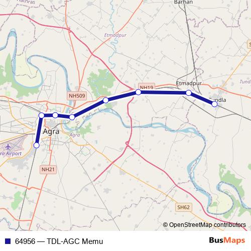 64956 rail Line Map