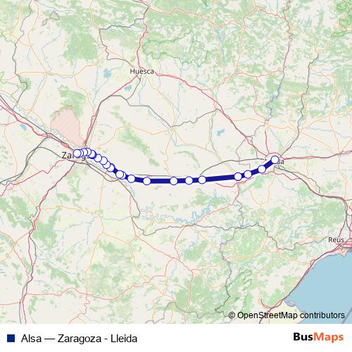 Alsa bus Line Map