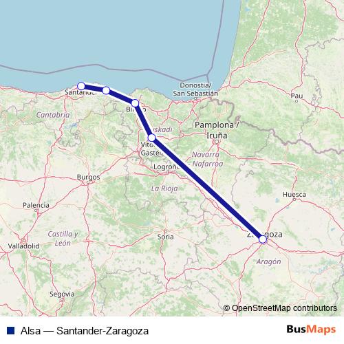 Alsa bus Line Map