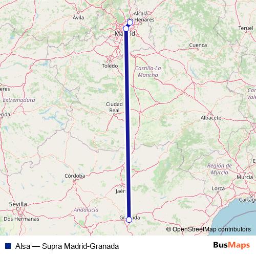 Alsa bus Line Map