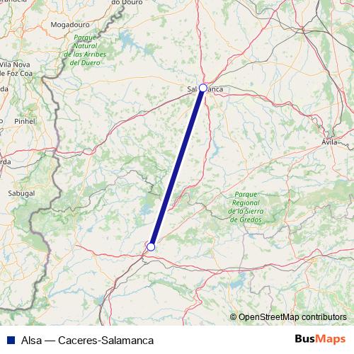 Alsa bus Line Map