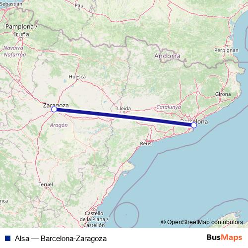 Alsa bus Line Map