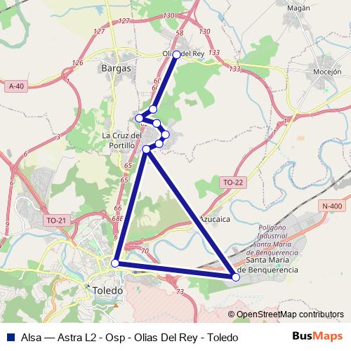 Alsa bus Line Map