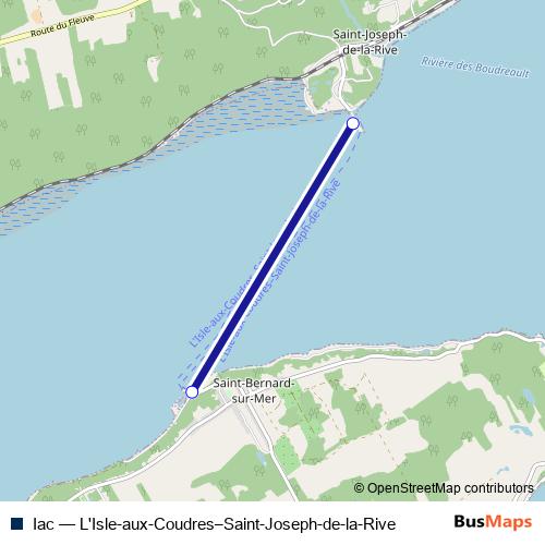 Iac ferry Line Map