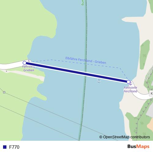 F770 ferry Line Map