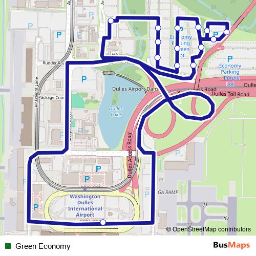 Green Economy bus Line Map