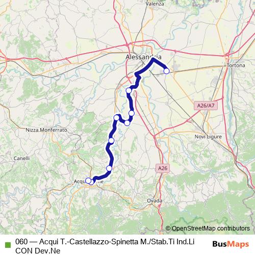 060 bus Line Map