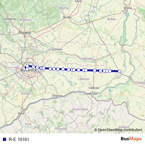 R-E 10181 rail Line Map