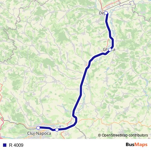 R 4009 rail Line Map