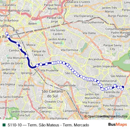 5110-10 bus Line Map