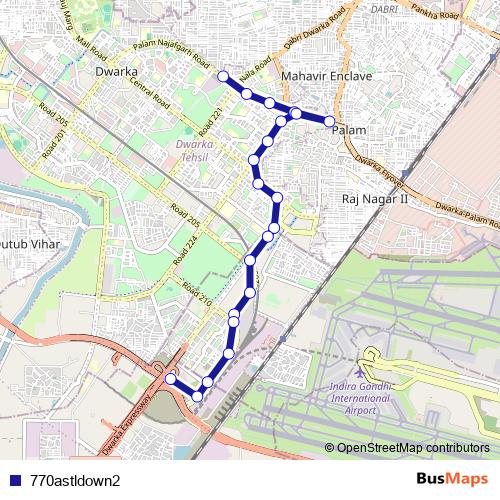 770astldown2 bus Line Map