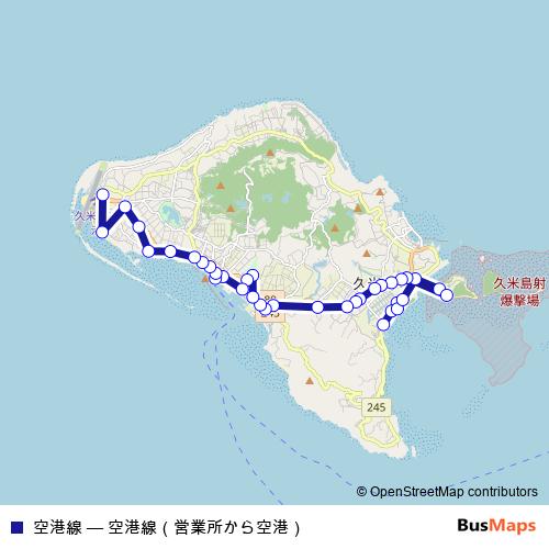 空港線 bus Line Map