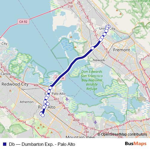 Db bus Line Map