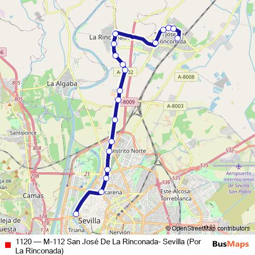 1120 bus Line Map