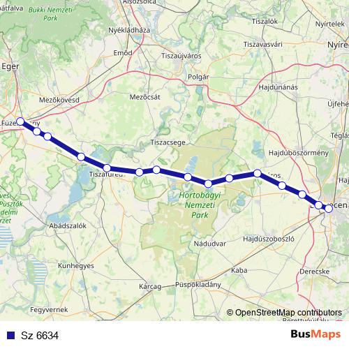 Sz 6634 rail Line Map