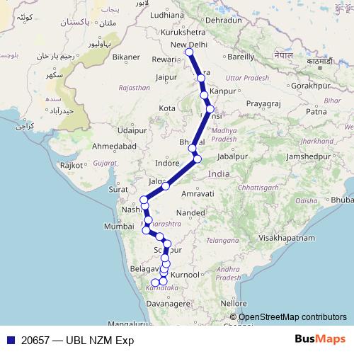 20657 rail Line Map