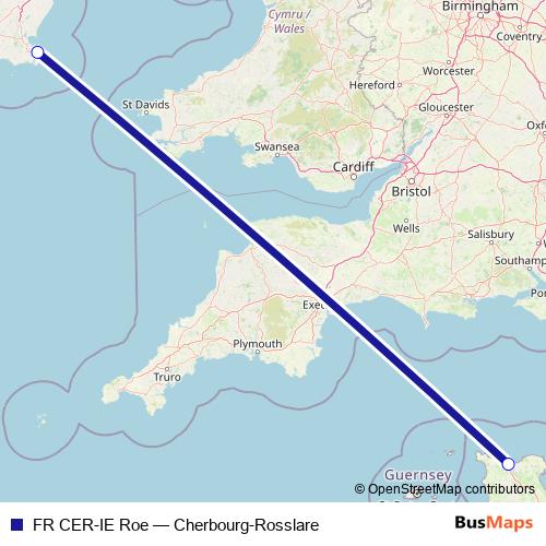 FR CER-IE Roe ferry Line Map