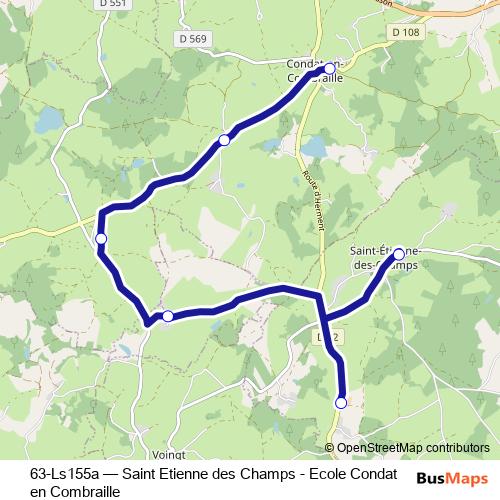 63-Ls155a bus Line Map