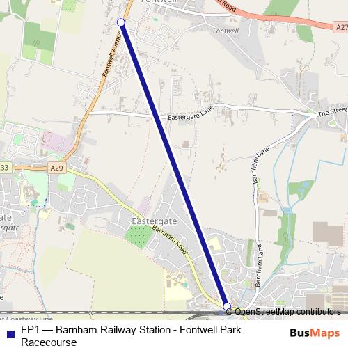 FP1 bus Line Map