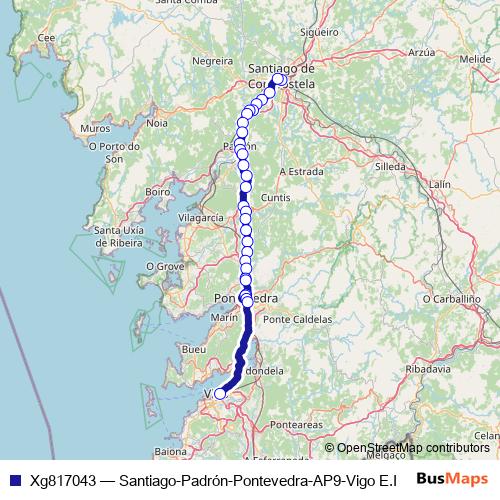 Xg817043 bus Line Map