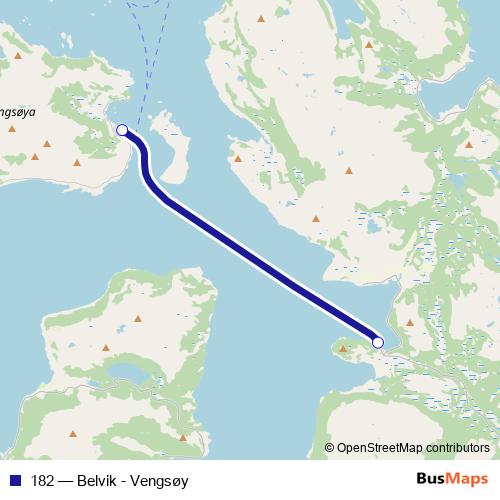 182 ferry Line Map