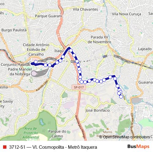3712-51 bus Line Map