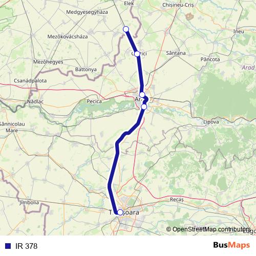 IR 378 rail Line Map
