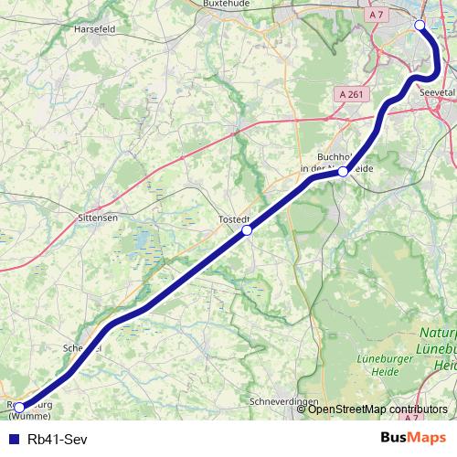 Rb41-Sev rail Line Map