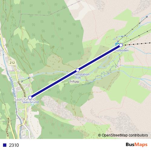 2310 cable-car Line Map
