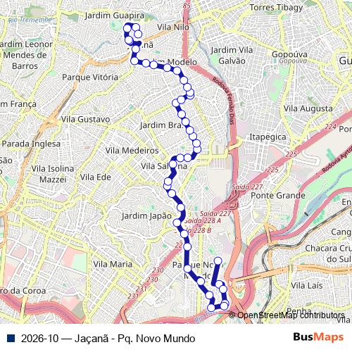 2026-10 bus Line Map