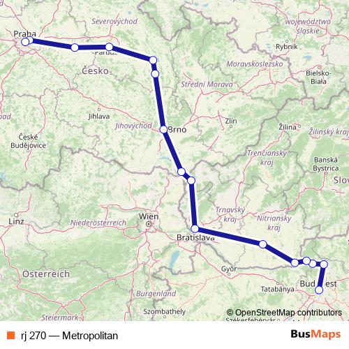 rj 270 rail Line Map