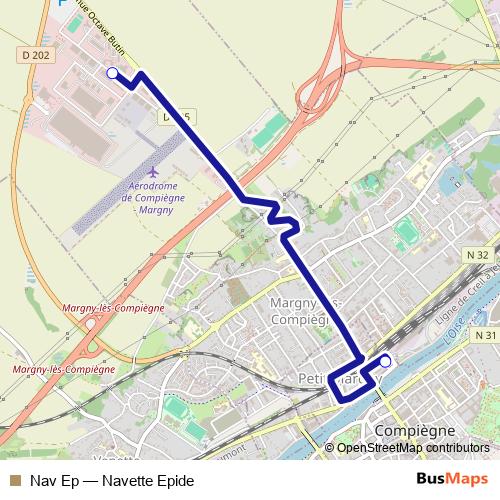 Nav Ep bus Line Map