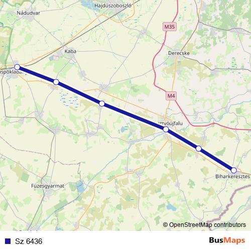 Sz 6436 rail Line Map